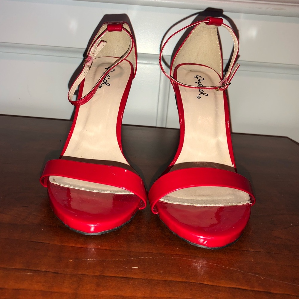 Strappy heels